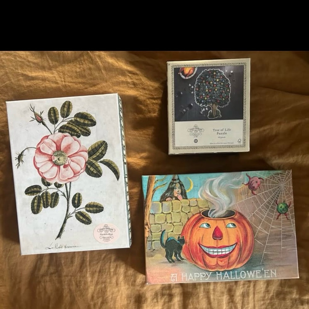 John Derian Jigsaw Puzzles (Lot of 3)